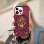 Personalized Dog Cat Imitation Leather Multicolor Phone Case for iPhone with Name and Title Birthday Anniversary Gift for Pet Lovers