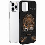 Personalized Dog Cat Imitation Leather Multicolor Phone Case for iPhone with Name and Title Birthday Anniversary Gift for Pet Lovers