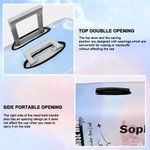 Personalized Not All Those Who Wander Are Lost Luggage Cover with Name Fits 18-32 Inches Suitcase Vacation Travel Gift for Her