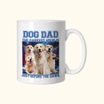Personalized Bootleg Style 1-5 Pet Photos Collage Ceramic Coffee Mug with Title Birthday Memorial Gift for Dog Cat Pet Lover