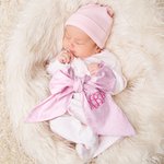 Gepersonaliseerde geborduurde pasgeboren strik sjerp moederschap fotografie prop baby shower gift voor pasgeborenen moeders