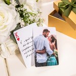 Personalised Wedding Guest Book Alternative Photo Poker Cards with Two Marker Pens Wedding Keepsakes