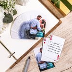 Personalised Wedding Guest Book Alternative Photo Poker Cards with Two Marker Pens Wedding Keepsakes