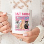 Personalized Bootleg Style 1-5 Pet Photos Collage Ceramic Coffee Mug with Title Birthday Memorial Gift for Dog Cat Pet Lover