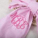 Gepersonaliseerde geborduurde pasgeboren strik sjerp moederschap fotografie prop baby shower gift voor pasgeborenen moeders