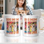 Personalized Bootleg Style 1-5 Pet Photos Collage Ceramic Coffee Mug with Title Birthday Memorial Gift for Dog Cat Pet Lover