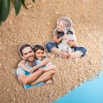 Personalized Character Photo Acrylic Button Charm Accessor for Bogg Travel Birthday Gift for Him Her