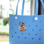 Personalized Character Photo Acrylic Button Charm Accessor for Bogg Travel Birthday Gift for Him Her