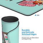 Personalized Medical Elements Non-slip Mouse Pad with Name Appreciation Graduation Gift for Medical Staff Student