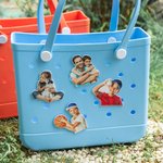 Personalized Character Photo Acrylic Button Charm Accessor for Bogg Travel Birthday Gift for Him Her