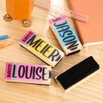 Personalisierte Graffiti Bleistift Board Radiergummi zurück zu Schule Anerkennung Geschenk für Lehrer