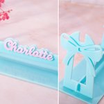 Personalized Bow Design Tumbler Straw Cover Storage Holder with Name Accessories for Stanley Birthday Cup Birthday Gift