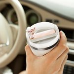 Personalized Cute Multicolour Cow Print Head Reusable Silicone Straw Topper with Name Accessory for Stanley Cup Birthday Gift for Cow Lovers