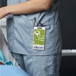 Personalisierte The Withered Daisy Acryl ID Badge Buddy mit Text Funny Krankenschwester Woche Geschenk für Krankenschwester Arzt medizinisches Persona