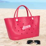 Personalized Doll Font Style Acrylic Bag Button Charm with Name or Letter Decorative Accessor for Bogg Gift for Her