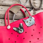 Personalized Pet Portrait Photo Acrylic Charm Accessor for Bogg Memorial Birthday Gift for Pet Lover