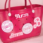 Personalized Doll Font Style Acrylic Bag Button Charm with Name or Letter Decorative Accessor for Bogg Gift for Her