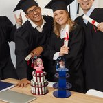 Porte-Billet en Forme de Tour Personnalisé avec Photo Nom Année Cadea Fin d'Études Promotion 2024 pour Diplômé