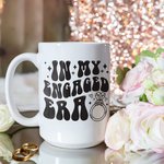 Tazza in ceramica da 15 oz con nome di fidanzamento Regalo per addio al nubilato per la sposa