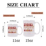 Tazza in ceramica da 15 oz con nome di fidanzamento Regalo per addio al nubilato per la sposa