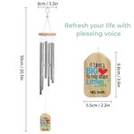 Personalised It Takes A Big Heart to Help Shape Little Minds Garden Wind Chime with Wood Name Plate Appreciation Back to School Gift for Teacher