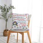 Personalisierte niedlichen Ozean Schildkröten weichen Wurf Kissenbezug mit mit 1-7 Kind Namen und Spitznamen Geburtstag Housewarming Geschenk für Kind