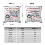 Personalisierte niedlichen Ozean Schildkröten weichen Wurf Kissenbezug mit mit 1-7 Kind Namen und Spitznamen Geburtstag Housewarming Geschenk für Kind