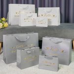 Sacs Cadeaux de Mariage Personnalisés avec Nom et Rôle Lot de 3-10 Accessoires pour Fête de Mariage