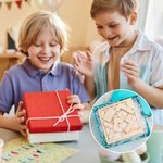 Gepersonaliseerde Unieke Houten Gegraveerde Dagkalender met Tekst Bureaudecoratie Verjaardagsverjaardagscadeau voor liefhebbers van puzzels