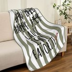 Personalisierte Lieblingskind Muticolor gestreiften Namen Decke lustig Geburtstag Familie Geschenk für Papa Mama Großeltern