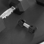 Personalisierte einzigartige 3D gedruckt Hantel Visitenkartenhalter mit Nummer Gym Yoga Raum Eröffnung Geburtstag Geschenk für Trainer Sportliebhaber