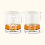 Verre à Whisky Personnalisé avec Nom et Texte pour Pompier Cadeau d'Anniversaire et de Retraite pour Pompier