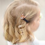 Personalized Cat Dog Pet Portrait Photo Acrylic Hair Clips Barrettes Cute Hair Accessory Birthday Gift for Women Girls