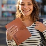 Personalised Engraved Birth Flower Leather A5 Notebook Cover Storage with Name Birthday Gift for Artists Painters Office Workers