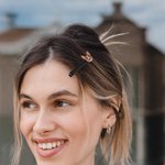 Personalized Cat Dog Pet Portrait Photo Acrylic Hair Clips Barrettes Cute Hair Accessory Birthday Gift for Women Girls