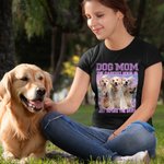 Personalisierte Vintage Bootleg Style 1-5 Foto-Collagen T-Shirt Sweatshirt mit Text lustig Geburtstag Jahrestag Geschenk für Tierliebhaber