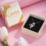 Collar personalizado de rosas con 1-3 nombres grabados Cumpleaños Día de la Madre Regalo para ella