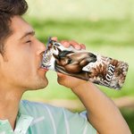 Personalisierte Boho Style Floral Pferd 20oz Name Skinny Becher mit Strohhalm und Reinigungsbürste Geburtstagsgeschenk für Pferdeliebhaber