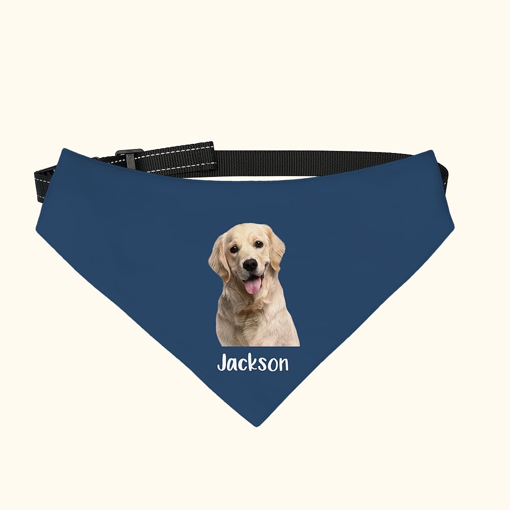 Bandana Doux Personnalisé avec Nom Bavoir avec Boucle Réglable pour Animaux de Compagnie Cadeau Anniversaire pour Amoureux des Animaux