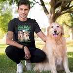 Personalisierte Vintage Bootleg Style 1-5 Foto-Collagen T-Shirt Sweatshirt mit Text lustig Geburtstag Jahrestag Geschenk für Tierliebhaber