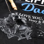 Personalisierte Best Flippin wasserdichte Schürze mit Text Vatertag Geburtstag Geschenk für Papa Opa