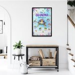 Personalized This Grandma Mom Belongs To 1-7 Cute Turtles 1000 Pieces Puzzles Birthday Family Gift for Kid Mom