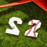 Personalisierte Baseball Nummer Acryl Charme Tasche Zubehör Geburtstag Sport Spiel Geschenk für Baseball-Liebhaber