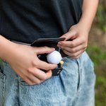 Personalized Leather Golf Ball and Tees Holder with Name Birthday Gift for Golfers