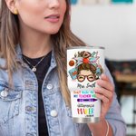 Personalisierte Cartoon Crayon Teach Love Inspire 30oz Name Becher mit Deckel und Strohhalm Reinigungsbürste zurück zu Schule Wertschätzung Geschenk f