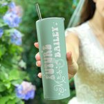 Personalisierte In meiner verlobten Ära Zukunft 20oz Name Becher mit Stroh Verlobung Braut Dusche Geschenk für Frauen