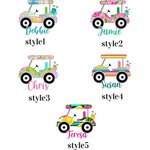 Personalized Leather Golf Ball and Tees Holder with Name Birthday Gift for Golfers