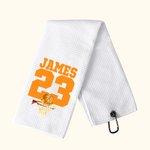 Personalised 100% Cotton Super Absorbent Basketball Baseball Towel with Name Birthday Gift for Sports Lover