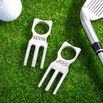 Personalized Engraved Golf Divot Tool Cigar Holder with Name Birthday Gift for Golfer Sports Lover