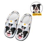 Personalisierte niedliche Katze Hund Haustier Foto flauschige Hausschuhe Memorial Geburtstag Geschenk für Frauen Männer Haustierliebhaber